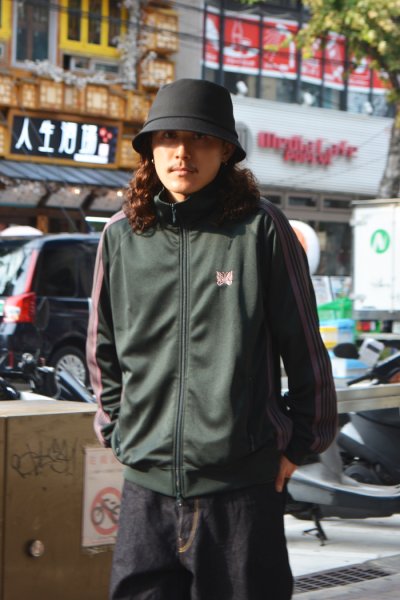 画像9: NEEDLES（ニードルズ）Track Jacket（トラックジャケット）"Poly Smooth" / Green（グリーン）