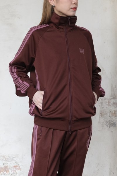 画像10: NEEDLES（ニードルズ）Track Jacket（トラックジャケット）"Poly Smooth" / Brown（ブラウン）