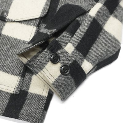 画像7: FILSON（フィルソン）MACKINAW WOOL CRUISER（マッキーノウールクルーザー）/NATURAL×BLACK（ナチュラル×ブラック）