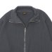 画像3: *A VONTADE（アボンタージ）Big Waffle Drivers Zip Cardigan（ビッグワッフルドライバーズジップカーディガン）/ Charcoal（チャコール）