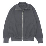 *A VONTADE（アボンタージ）Big Waffle Drivers Zip Cardigan（ビッグワッフルドライバーズジップカーディガン）/ Charcoal（チャコール）
