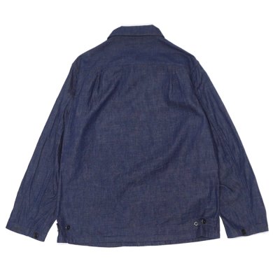 画像2: *A VONTADE（アボンタージ）Naval Utility Jacket（ナバルユーティリティジャケット）"Indigo＆Black Denim" / Indigo（インディゴ）