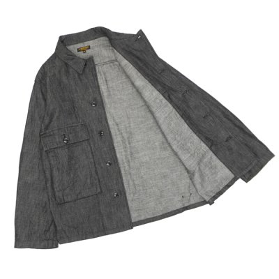 画像3: *A VONTADE（アボンタージ）Naval Utility Jacket（ナバルユーティリティジャケット）"Indigo＆Black Denim" / Black（ブラック）