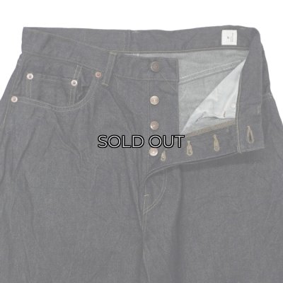 画像5: blurhms ROOTSTOCK（ブラームスルーツストック）13.5oz Denim Pants Wide（13.5ozデニムパンツ ワイド）/ Black（ブラック）【裾上げ無料】