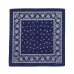 画像2: Post O'Alls（ポストオーバーオールズ）Dia POST Bandana Hankie（ダイアポスト バンダナハンキー）"Cotton Sheeting" / Navy（ネイビー）・White（ホワイト）※メール便発送可※ (2)