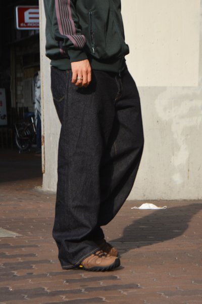 画像8: blurhms ROOTSTOCK（ブラームスルーツストック）13.5oz Denim Pants Wide（13.5ozデニムパンツ ワイド）/ Sulfur Black（サルファーブラック）【裾上げ無料】