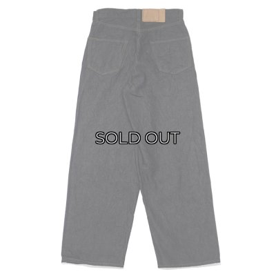 画像2: blurhms ROOTSTOCK（ブラームスルーツストック）13.5oz Denim Pants Wide（13.5ozデニムパンツ ワイド）/ Black（ブラック）【裾上げ無料】