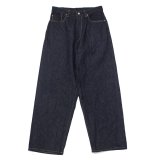 blurhms ROOTSTOCK（ブラームスルーツストック）13.5oz Denim Pants Wide（13.5ozデニムパンツ ワイド）/ Indigo（インディゴ）【裾上げ無料】