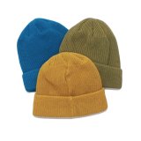 DECHO（デコー）COTTON KNIT CAP（コットンニットキャップ）/ Mustard（マスタード）・Olive（オリーブ）・E,Blue（Eブルー）