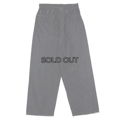 画像1: blurhms ROOTSTOCK（ブラームスルーツストック）13.5oz Denim Pants Wide（13.5ozデニムパンツ ワイド）/ Black（ブラック）【裾上げ無料】