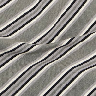 画像6: BARBARIAN（バーバリアン）Heavy Weight Crew Neck Shirt（ヘビーウェイト クルーネックシャツ） "Nine 4crs Stripes Repeat” / Graphite×Grey×Ivory×Black（グラファイト×グレー×アイボリー×ブラック）