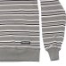 画像5: BARBARIAN（バーバリアン）Heavy Weight Crew Neck Shirt（ヘビーウェイト クルーネックシャツ） "Nine 4crs Stripes Repeat” / Graphite×Grey×Ivory×Black（グラファイト×グレー×アイボリー×ブラック）