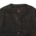 画像4: ENGINEERED GARMENTS（エンジニアードガーメンツ）KNIT CARDIGAN（ニットカーディガン）"Wool Poly Nep Sweater Knit" / Brown（ブラウン）