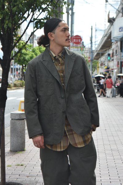 画像8: 【PointUp10%11/10迄】ENGINEERED GARMENTS（エンジニアードガーメンツ）Bedford Jacket（ベッドフォードジャケット）"Heavyweight Cotton RIpstop" / Olive（オリーブ）