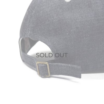 画像8: FULLCOUNT（フルカウント）#6843 6Panel Denim Baseball Cap（6パネルデニムベースボールキャップ）‘F' Patch / Indigo Blue（インディゴブルー）