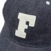 画像6: FULLCOUNT（フルカウント）#6843 6Panel Denim Baseball Cap（6パネルデニムベースボールキャップ）‘F' Patch / Indigo Blue（インディゴブルー）