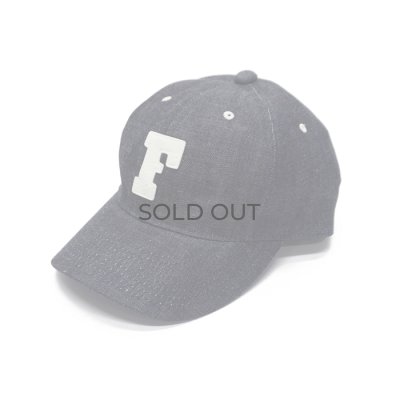 画像2: FULLCOUNT（フルカウント）#6843 6Panel Denim Baseball Cap（6パネルデニムベースボールキャップ）‘F' Patch / Indigo Blue（インディゴブルー）