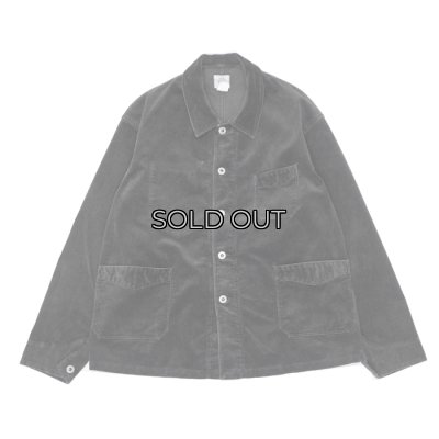 画像1: Post O'Alls（ポストオーバーオールズ）POS-Travail 2（ポストラバイル 2） "Widewale Cords" / Charcoal（チャコール）