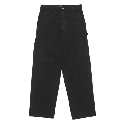 画像1: SMITH'S AMERICAN（スミスアメリカン）LES HALLES painter（レアールペインター）"Uneven Corduroy / Garment dye" / Noir（ブラック）【裾上げ無料】