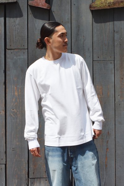 画像10: Yonetomi NEW BASIC（ヨネトミニューベーシック）NEW BASIC T-SHIRT "LONG SLEEVE"（ニューベーシックTシャツ "ロングスリーブ"）/ White（ホワイト）・Black（ブラック）