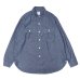 画像1: Post O'Alls（ポストオーバーオールズ）St.Louis（セント・ルイス）”Chambray" / Indigo（インディゴ） (1)
