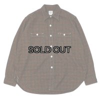【PointUp10%11/10迄】Post O'Alls（ポストオーバーオールズ）St.Louis（セント・ルイス）”Cotton Flannel Plaid" / Orange Block（オレンジ ブロックチェック）