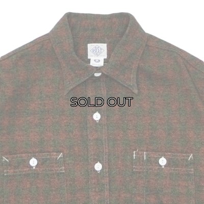 画像3: Post O'Alls（ポストオーバーオールズ）St.Louis（セント・ルイス）”Cotton Flannel Plaid" / Orange Block（オレンジ ブロックチェック）