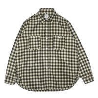 Post O'Alls（ポストオーバーオールズ）St.Louis（セント・ルイス）”Cotton Flannel Plaid" / Grey Block（グレー ブロックチェック）