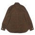 画像2: Post O'Alls（ポストオーバーオールズ）St.Louis（セント・ルイス）”Cotton Flannel Plaid" / Orange Block（オレンジ ブロックチェック） (2)