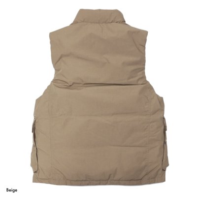 画像5: NANGA（ナンガ）HINOC DOWN VEST（ヒノックダウンベスト）/ Charcoal（チャコール）・Beige（ベージュ）