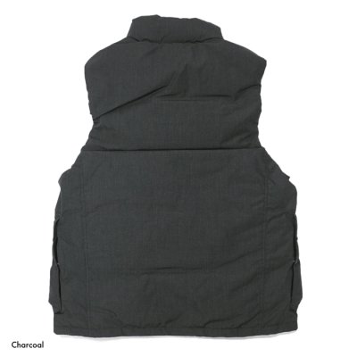 画像3: NANGA（ナンガ）HINOC DOWN VEST（ヒノックダウンベスト）/ Charcoal（チャコール）・Beige（ベージュ）