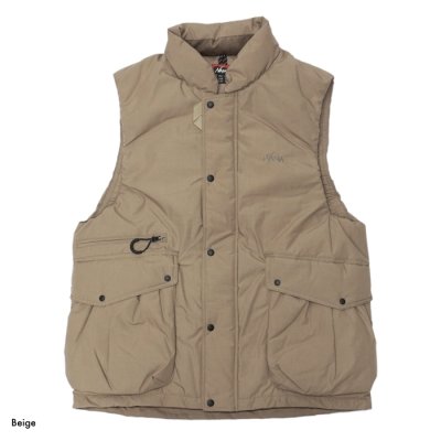 画像4: NANGA（ナンガ）HINOC DOWN VEST（ヒノックダウンベスト）/ Charcoal（チャコール）・Beige（ベージュ）