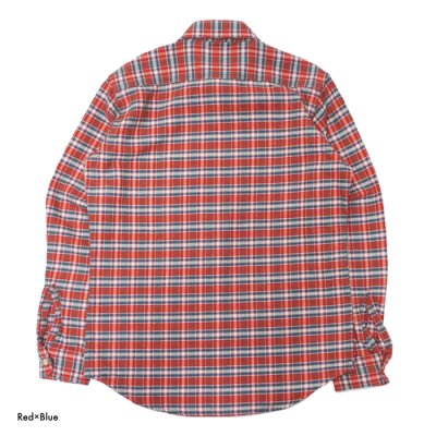 画像3: CAMCO（カムコ）Heavy Wight Flannel Shirt（ヘビーウエイト フランネルシャツ）/ Red×Blue（ブルー）・Green×Blue（ブルー）