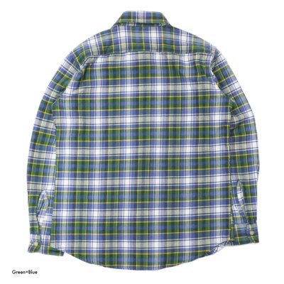 画像5: CAMCO（カムコ）Heavy Wight Flannel Shirt（ヘビーウエイト フランネルシャツ）/ Red×Blue（ブルー）・Green×Blue（ブルー）