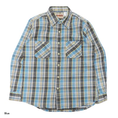 画像4: CAMCO（カムコ）Heavy Wight Flannel Shirt（ヘビーウエイト フランネルシャツ）/ Grey（グレー）・Red（レッド）・Blue（ブルー）
