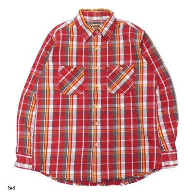 画像2: CAMCO（カムコ）Heavy Wight Flannel Shirt（ヘビーウエイト フランネルシャツ）/ Grey（グレー）・Red（レッド）・Blue（ブルー）