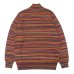 画像2: COOHEM（コーヘン）MULTI KURARI TENJIKU KNIT PULLOVER（マルチクサリ天竺ニットプルオーバー）/ Red（レッド） (2)