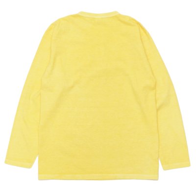 画像2: Good On（グッドオン）Long Sleeve Henley Neck Tee（ロングスリーブヘンリーネックTシャツ）"Pigment Dye" / Straw（ストロー）