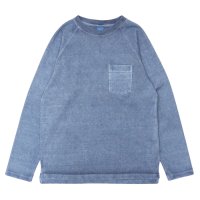 Good On（グッドオン）Long Sleeve Heavy Raglan Pocket Tee（ロングスリーブヘビーラグランポケットTシャツ）"Pigment Dye" / Ajisai（アジサイ）