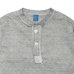画像3: Good On（グッドオン）Long Sleeve Heavy Henley Neck Tee（ロングスリーブヘビーヘンリーネックTシャツ）"Pigment Dye" / Ash（アッシュ）