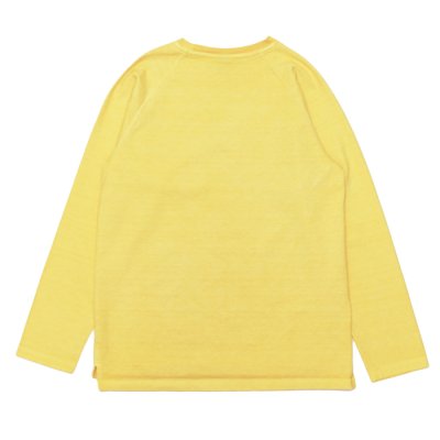 画像2: Good On（グッドオン）Long Sleeve Heavy Raglan Pocket Tee（ロングスリーブヘビーラグランポケットTシャツ）"Pigment Dye" / Straw（ストロー）