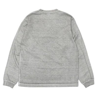 画像2: Good On（グッドオン）Long Sleeve Heavy Henley Neck Tee（ロングスリーブヘビーヘンリーネックTシャツ）"Pigment Dye" / Ash（アッシュ）