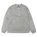 画像1: Good On（グッドオン）Long Sleeve Heavy Henley Neck Tee（ロングスリーブヘビーヘンリーネックTシャツ）"Pigment Dye" / Ash（アッシュ） (1)