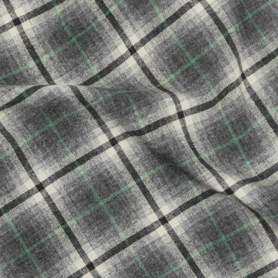 画像6: *A VONTADE（アボンタージ）Wool Plaid Open Color Shirt（ウールプレイドオープンカラーシャツ）/ Grey×Green（グレー×グリーン）