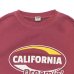 画像3: BARNS OUTFITTERS (バーンズアウトフィッターズ）Super Heavy Weight  Sweat Shirt（スーパーヘビーウェイトスウェットシャツ）"Calfornia Dreamin'" / Red（レッド）