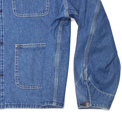 画像6: BARNS OUTFITTERS×BIG MAC(バーンズアウトフィッターズ×ビックマック)Denim Engineers Jacket(デニムエンジニアーズジャケット) / L,Indigo(ライトインディゴ)