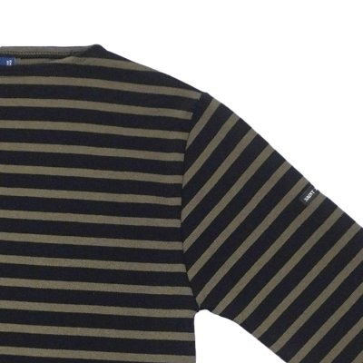 画像4: SAINT JAMES（セントジェームス）OUESSANT（ウエッソン）/ NOIR×TOUBLE（ブラック×カーキ）