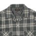画像3: *A VONTADE（アボンタージ）Wooi Plaid Open Color Shirt（ウールプレイドオープンカラーシャツ）/ Grey×Green（グレー×グリーン）