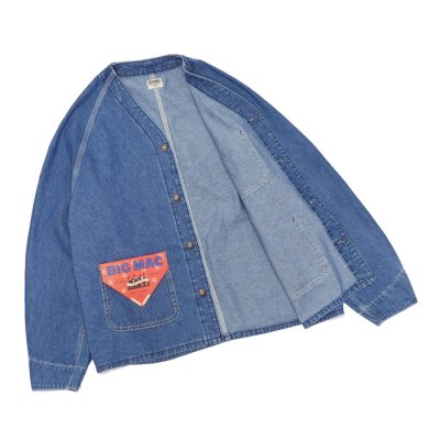 画像3: BARNS OUTFITTERS×BIG MAC(バーンズアウトフィッターズ×ビックマック)Denim Engineers Jacket(デニムエンジニアーズジャケット) / L,Indigo(ライトインディゴ)