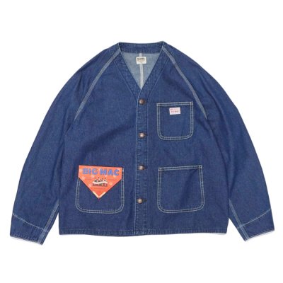 画像1: BARNS OUTFITTERS×BIG MAC（バーンズアウトフィッターズ×ビックマック）Denim Engineers Jacket（デニムエンジニアーズジャケット） / Indigo（インディゴ）